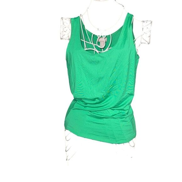 BEAUTIFUL Chico’s green Chico's TANK TOP Chico's sleeveless Shirt NWT $59 Tank T - Picture 4 of 10